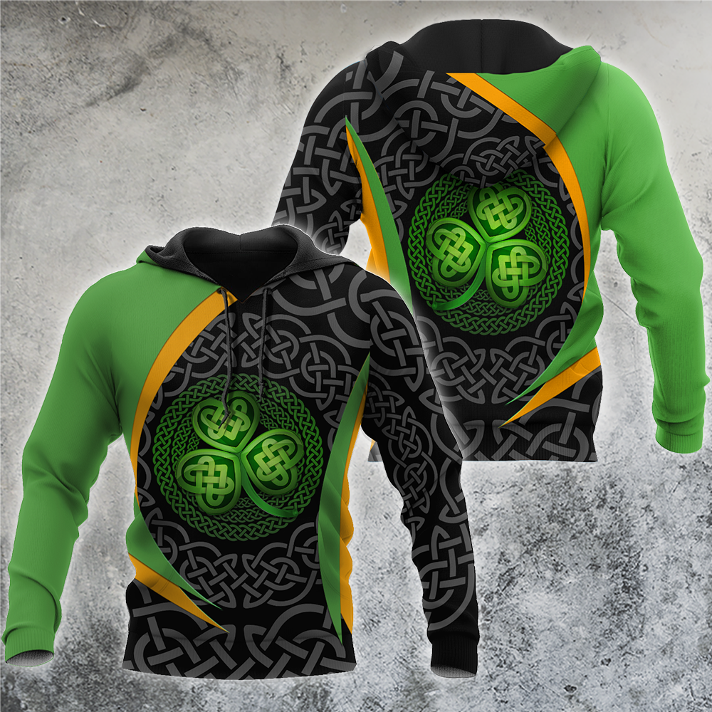 Irish Happy Sant Patrick's Day 3D Hoodie Shirt For Men And Women LAM