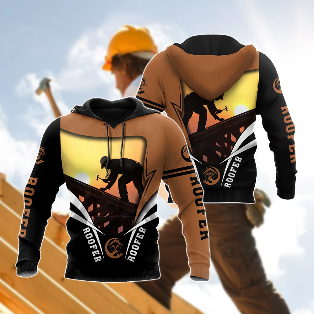 Premium Unisex All Over Printed Roofer Shirts MEI