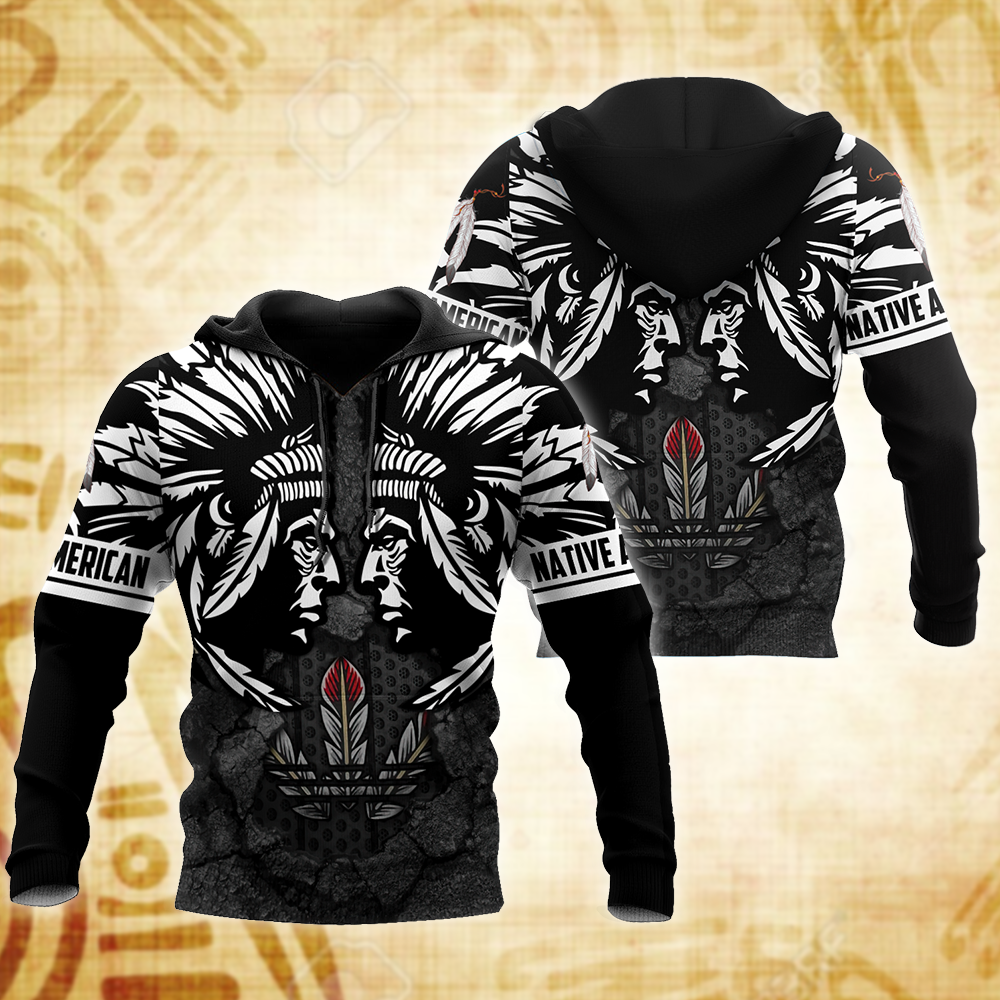 Premium Native American Man All Over Printed Shirts For Men And Women MEI