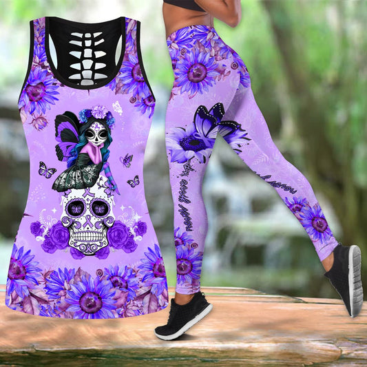 Purple legging + hollow tank combo HAC270304-Apparel-HG-S-S-Vibe Cosy™