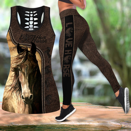 Love Horse Combo Tank + Legging Pi150405-Apparel-MP-S-S-Vibe Cosy™