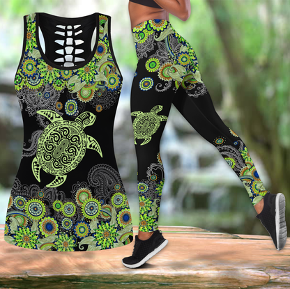 Green Sea Turtle Combo Tank + Legging JJW12102002