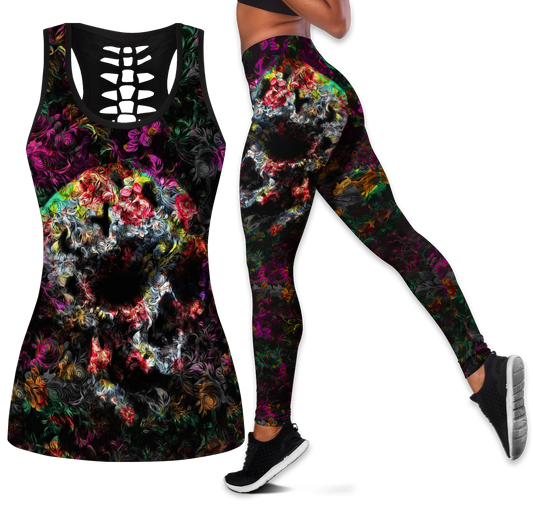 Love Skull tanktop & legging outfit for women Pi130501-Apparel-PL8386-S-S-Vibe Cosy™