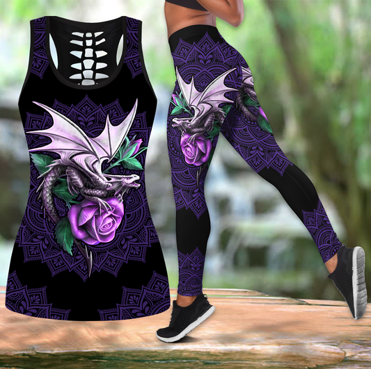 Legging + hollow tank combo HAC310805