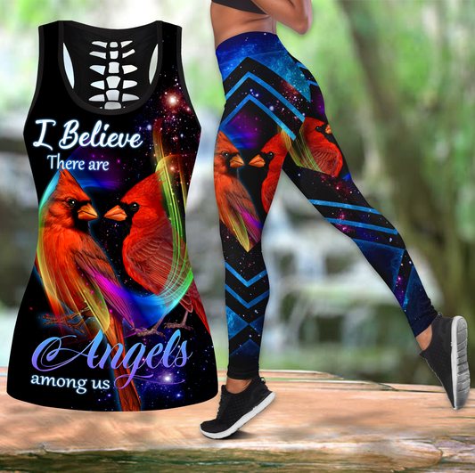 Cardinal Birds There are Angles among us Combo Legging + Tank HAC100805