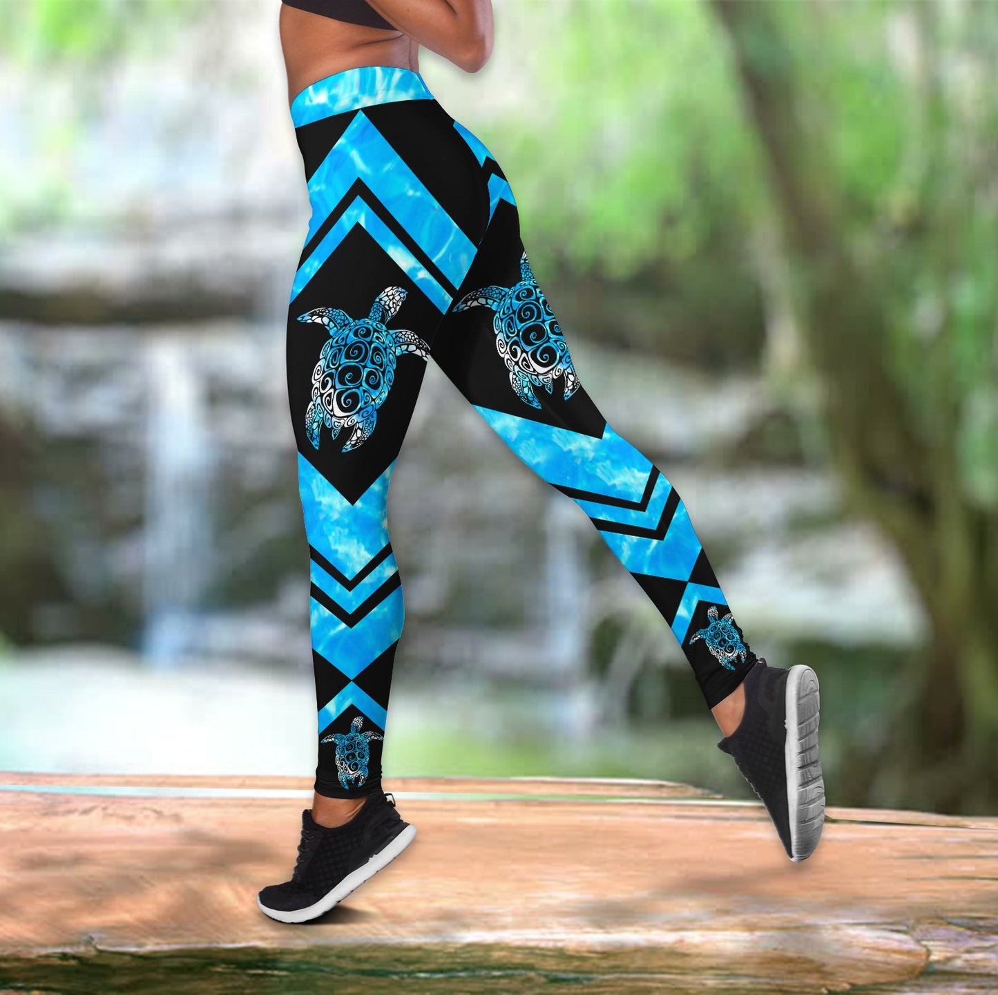 Turtle legging + hollow tank combo HAC050503-Apparel-HG-S-No tank-Vibe Cosy™