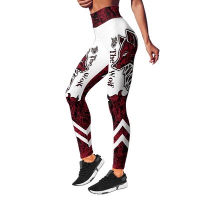 Wolf Tattoo Art Combo Tank + Legging Pi230401S-Apparel-NM-S-No Tank-Vibe Cosy™
