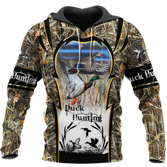 Mallard Duck Hunting 3D All Over Printed Shirts for Men and Women TT081108-Apparel-TT-Hoodie-S-Vibe Cosy™