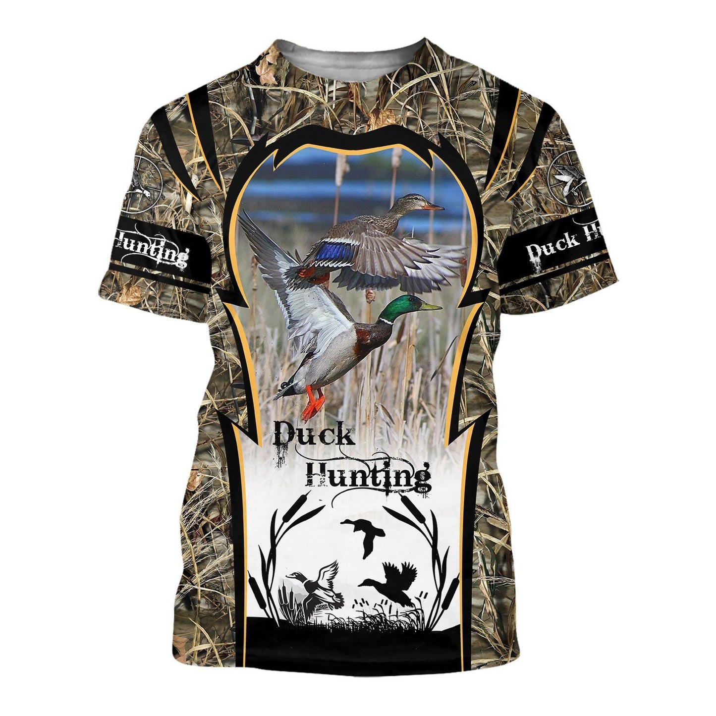 Mallard Duck Hunting 3D All Over Printed Shirts for Men and Women TT081108-Apparel-TT-T-Shirt-S-Vibe Cosy™