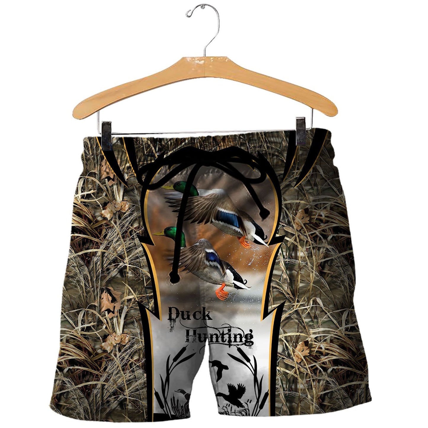 Mallard Duck Hunting 3D All Over Printed Shirts for Men and Women TT221002-Apparel-TT-Shorts-S-Vibe Cosy™