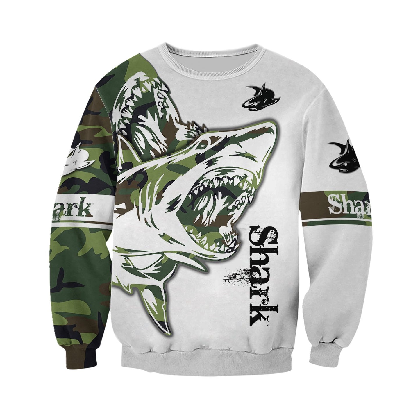 Love Shark 3D All Over Printed Shirts For Men and Women TT072056-Apparel-TT-Sweatshirt-S-Vibe Cosy™