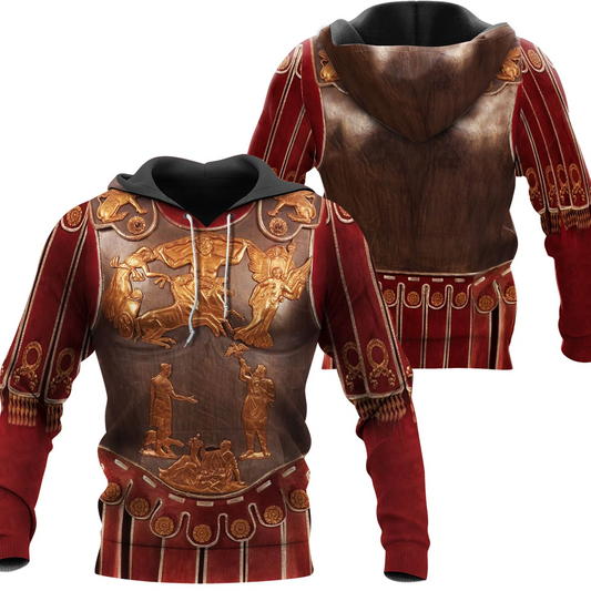 ROMAN ARMOR 3D ALL OVER PRINTED SHIRTS PL09032002-Apparel-PL8386-Hoodie-S-Vibe Cosy™