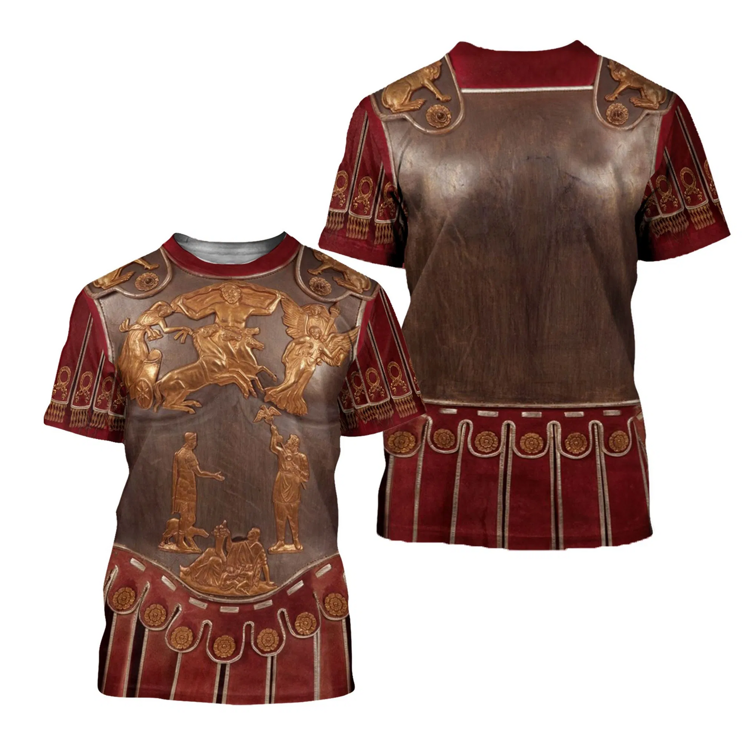 ROMAN ARMOR 3D ALL OVER PRINTED SHIRTS PL09032002-Apparel-PL8386-T shirt-S-Vibe Cosy™