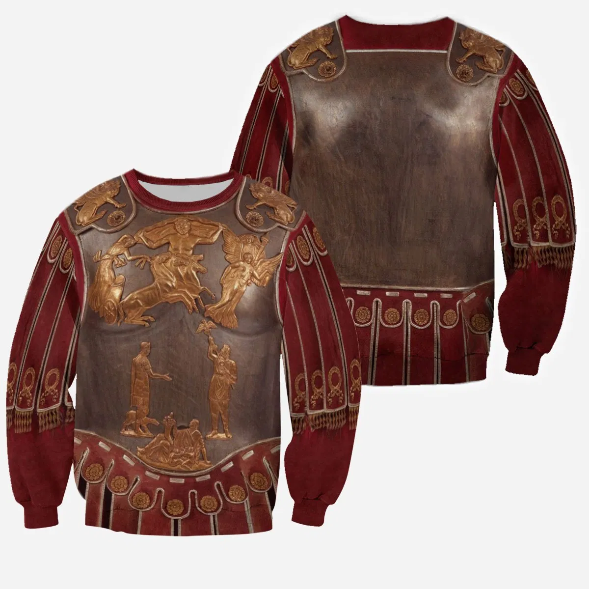 ROMAN ARMOR 3D ALL OVER PRINTED SHIRTS PL09032002-Apparel-PL8386-Sweatshirt-S-Vibe Cosy™
