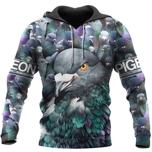 Beautiful Pigeon 3D All Over Printed Shirts TT13012005-Apparel-TT-Hoodie-S-Vibe Cosy™