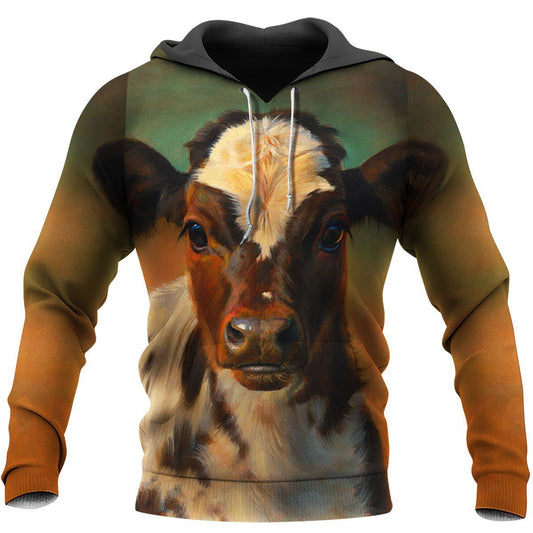 Love Cows 3D All Over Printed Shirts for Men and Women TT0109-Apparel-TT-Hoodie-S-Vibe Cosy™
