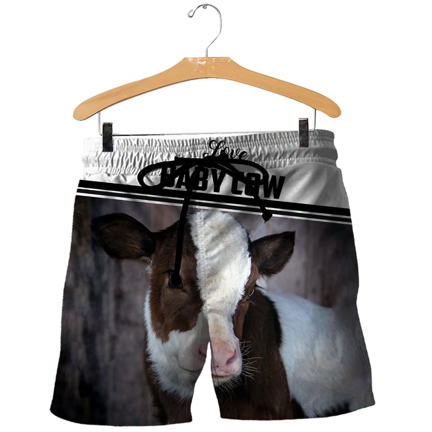 Love Cows 3D All Over Printed Shirts for Men and Women TT0113-Apparel-TT-Shorts-S-Vibe Cosy™