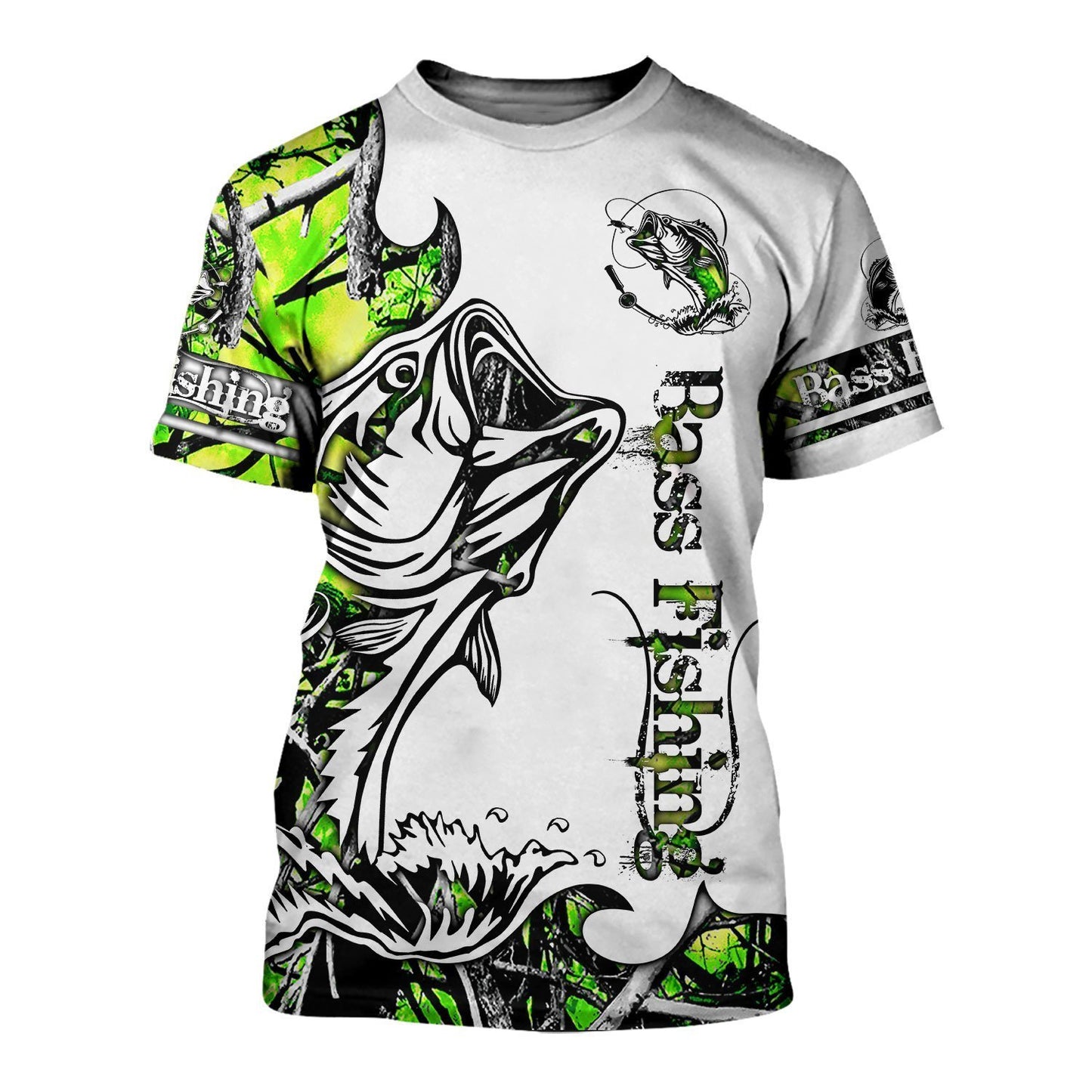 Green Bass Fishing Sport HC9302 - Amaze Style™-Apparel