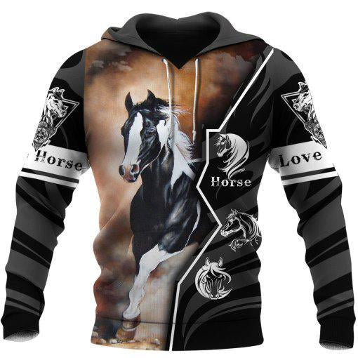 Beautiful Horse 3D All Over Printed shirt for Men and Women HR15-Apparel-NNK-Hoodie-S-Vibe Cosy™