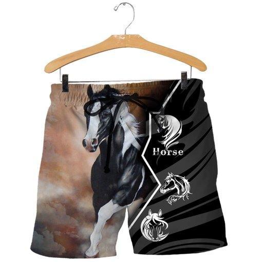Beautiful Horse 3D All Over Printed shirt for Men and Women HR15-Apparel-NNK-Shorts-S-Vibe Cosy™