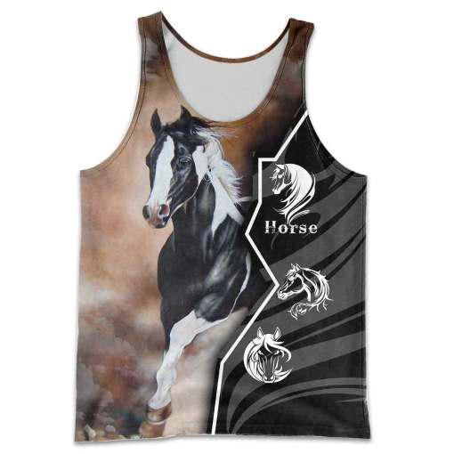 Beautiful Horse 3D All Over Printed shirt for Men and Women HR15-Apparel-NNK-Tank Top-S-Vibe Cosy™