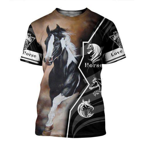 Beautiful Horse 3D All Over Printed shirt for Men and Women HR15-Apparel-NNK-T-Shirt-S-Vibe Cosy™