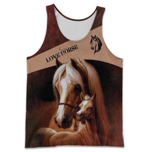 Love Arabian Horse 3D All over print for Men and Women shirt HR12-Apparel-NNK-Hoodie-S-Vibe Cosy™