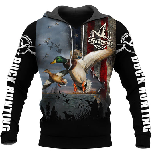 Mallard Duck Hunting 3D All Over Printed Shirts for Men and Women TT0007-Apparel-TT-Hoodie-S-Vibe Cosy™