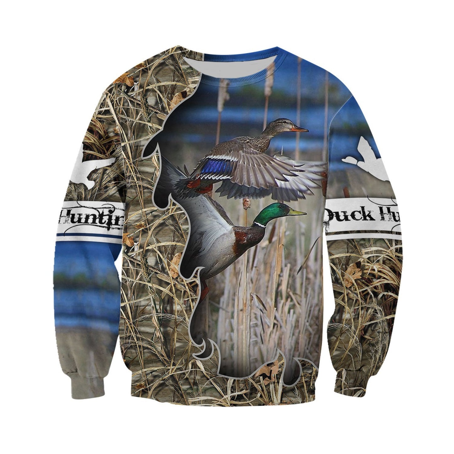 Mallard Duck Hunting 3D All Over Printed Shirts for Men and Women TT081106-Apparel-TT-Sweatshirts-S-Vibe Cosy™