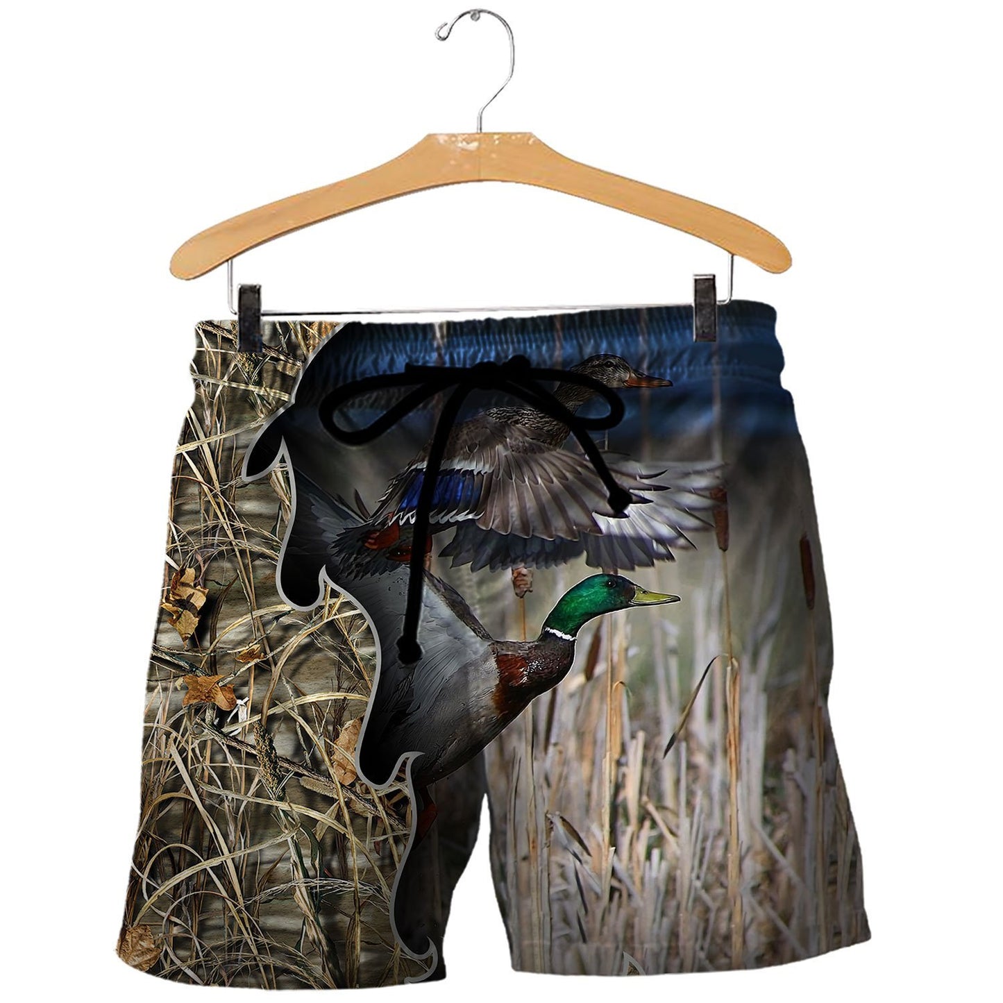 Mallard Duck Hunting 3D All Over Printed Shirts for Men and Women TT081106-Apparel-TT-Shorts-S-Vibe Cosy™