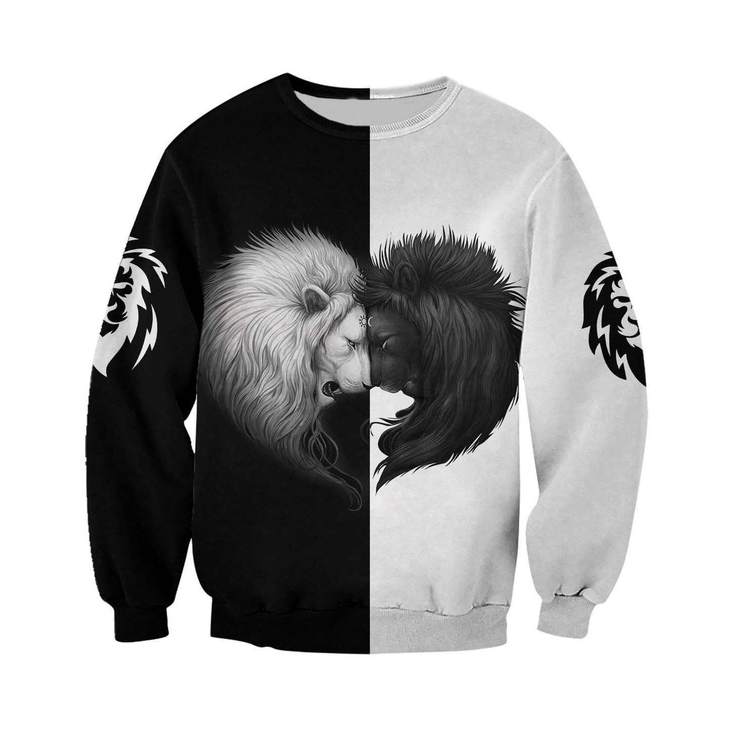 Beautiful Lion 3D All Over Printed Shirts for Men and Women TT230301-Apparel-TT-Sweatshirts-S-Vibe Cosy™