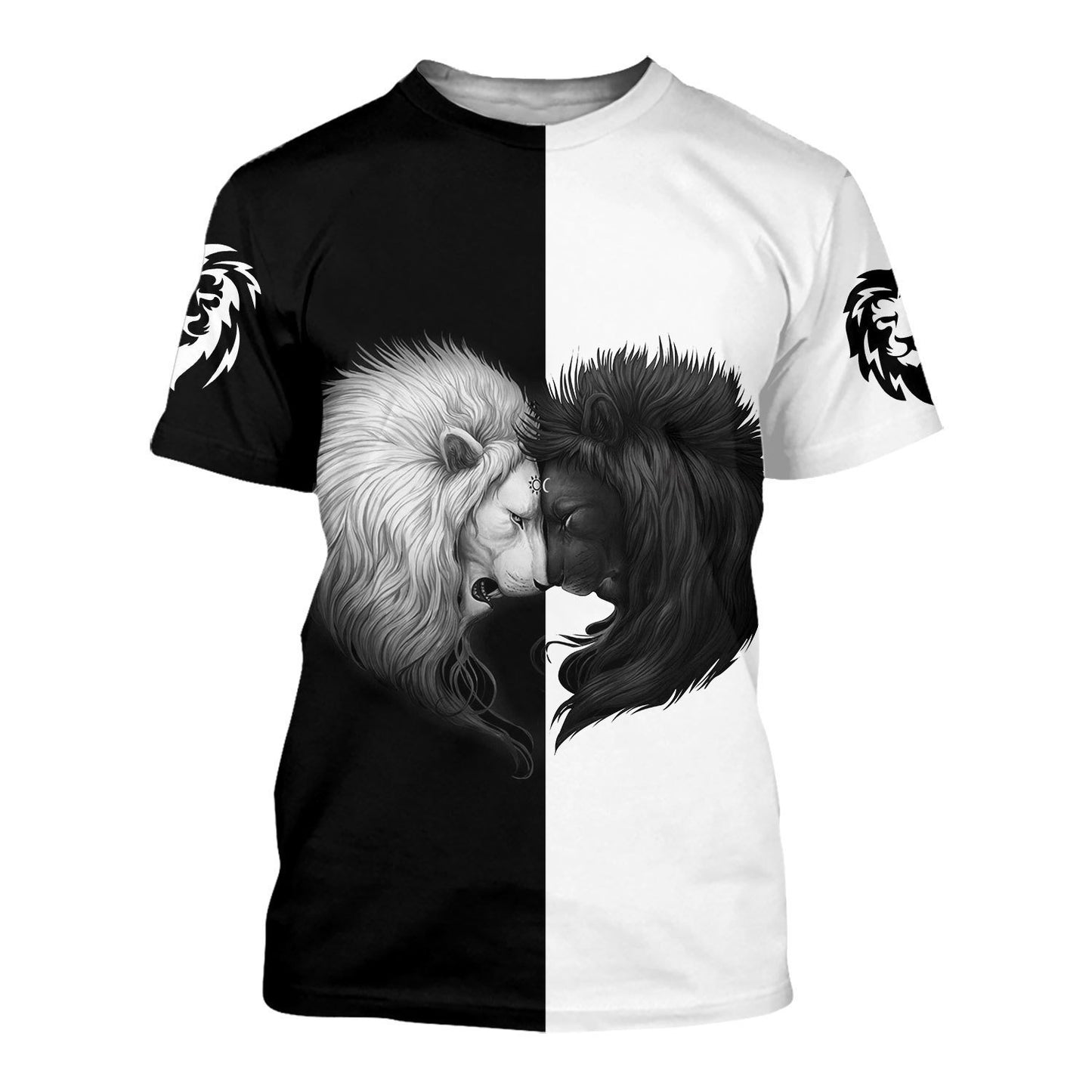 Beautiful Lion 3D All Over Printed Shirts for Men and Women TT230301-Apparel-TT-T-Shirt-S-Vibe Cosy™