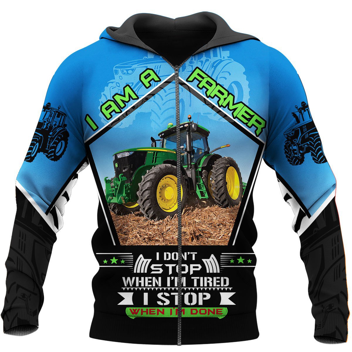 Farmer 3D All Over Printed Shirts for Men and Women TT0116-Apparel-TT-Zipped Hoodie-S-Vibe Cosy™