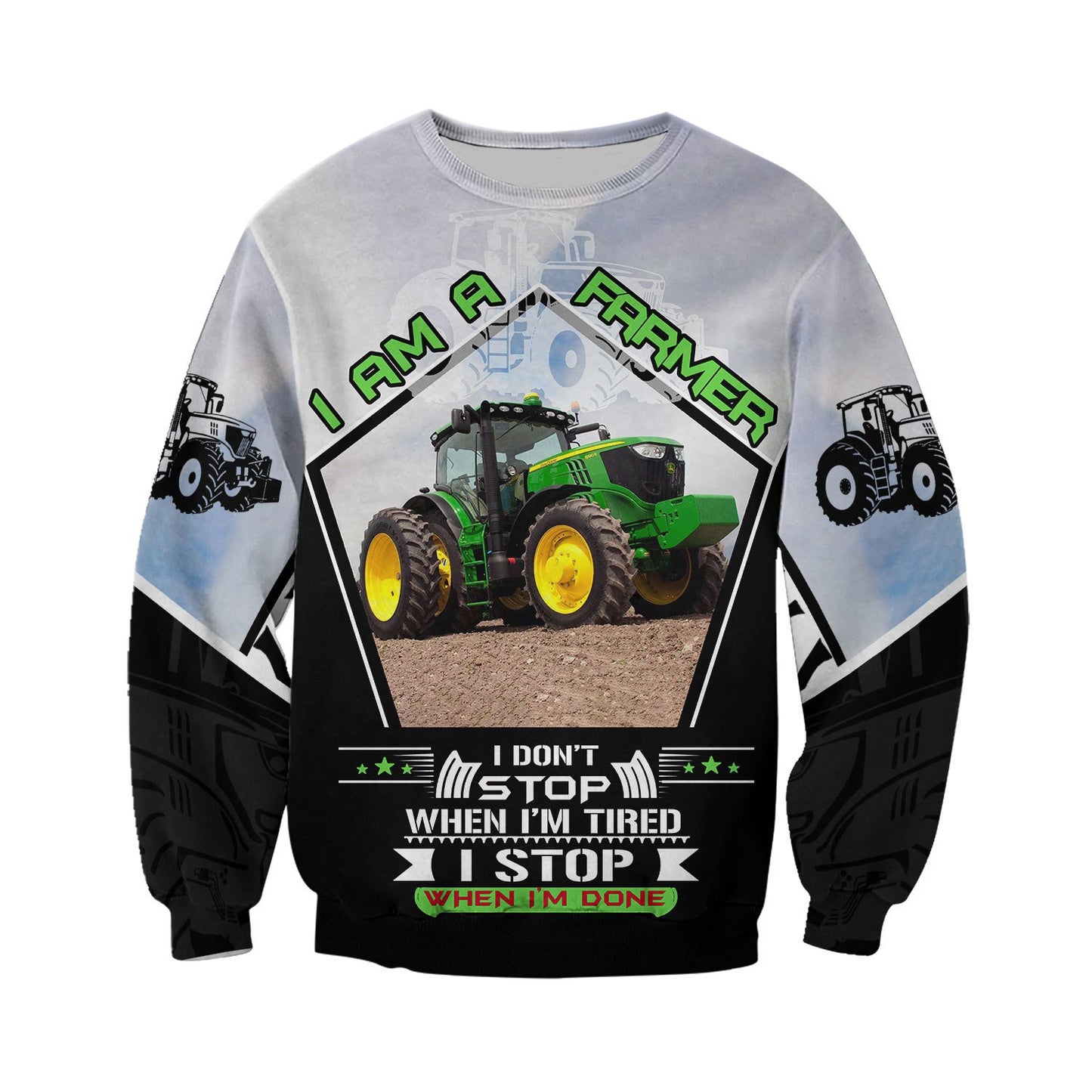 Farmer 3D All Over Printed Shirts for Men and Women TT0114-Apparel-TT-Sweatshirts-S-Vibe Cosy™