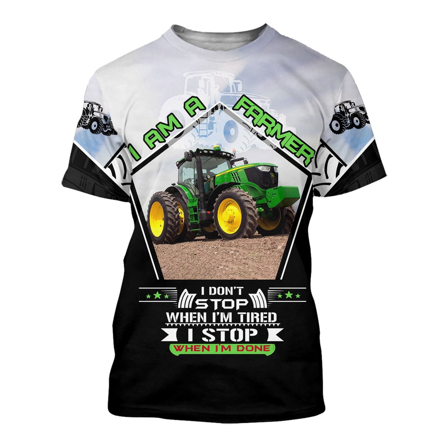 Farmer 3D All Over Printed Shirts for Men and Women TT0114-Apparel-TT-T-Shirt-S-Vibe Cosy™