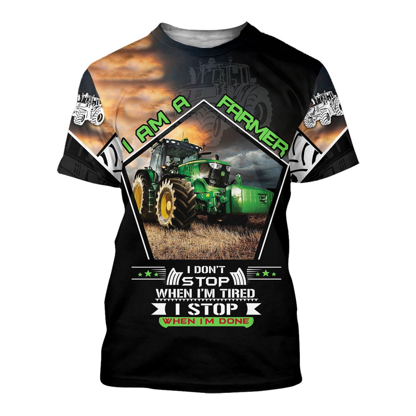 Farmer 3D All Over Printed Shirts for Men and Women TT0115-Apparel-TT-T-Shirt-S-Vibe Cosy™