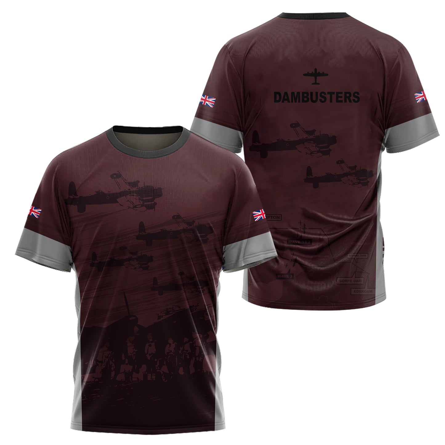 Operation Chastise 'DAMBUSTERS' 3D All Over Printed Unisex Shirts