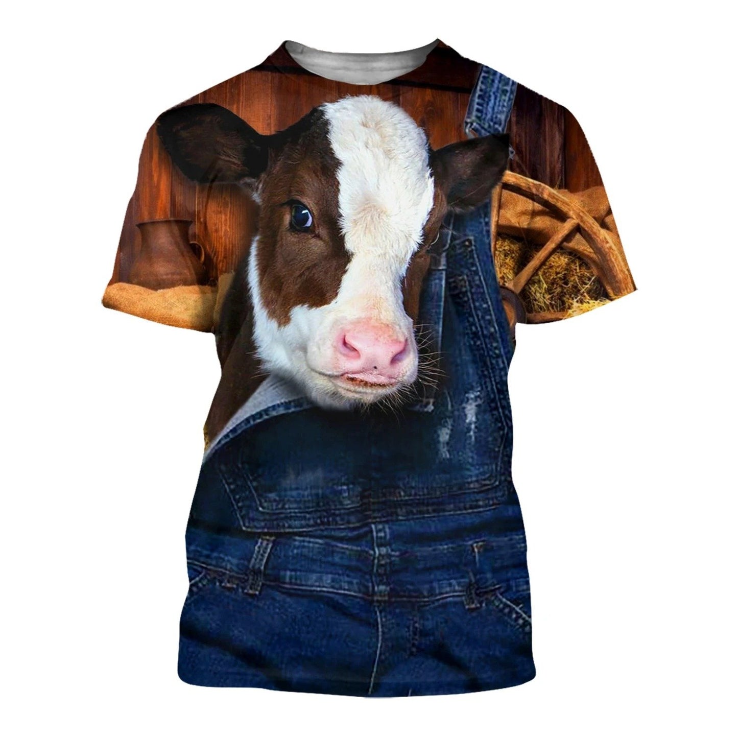Cow Hoodie T-Shirt Sweatshirt for Men and Women NM121112-Apparel-NM-T-shirt-S-Vibe Cosy™