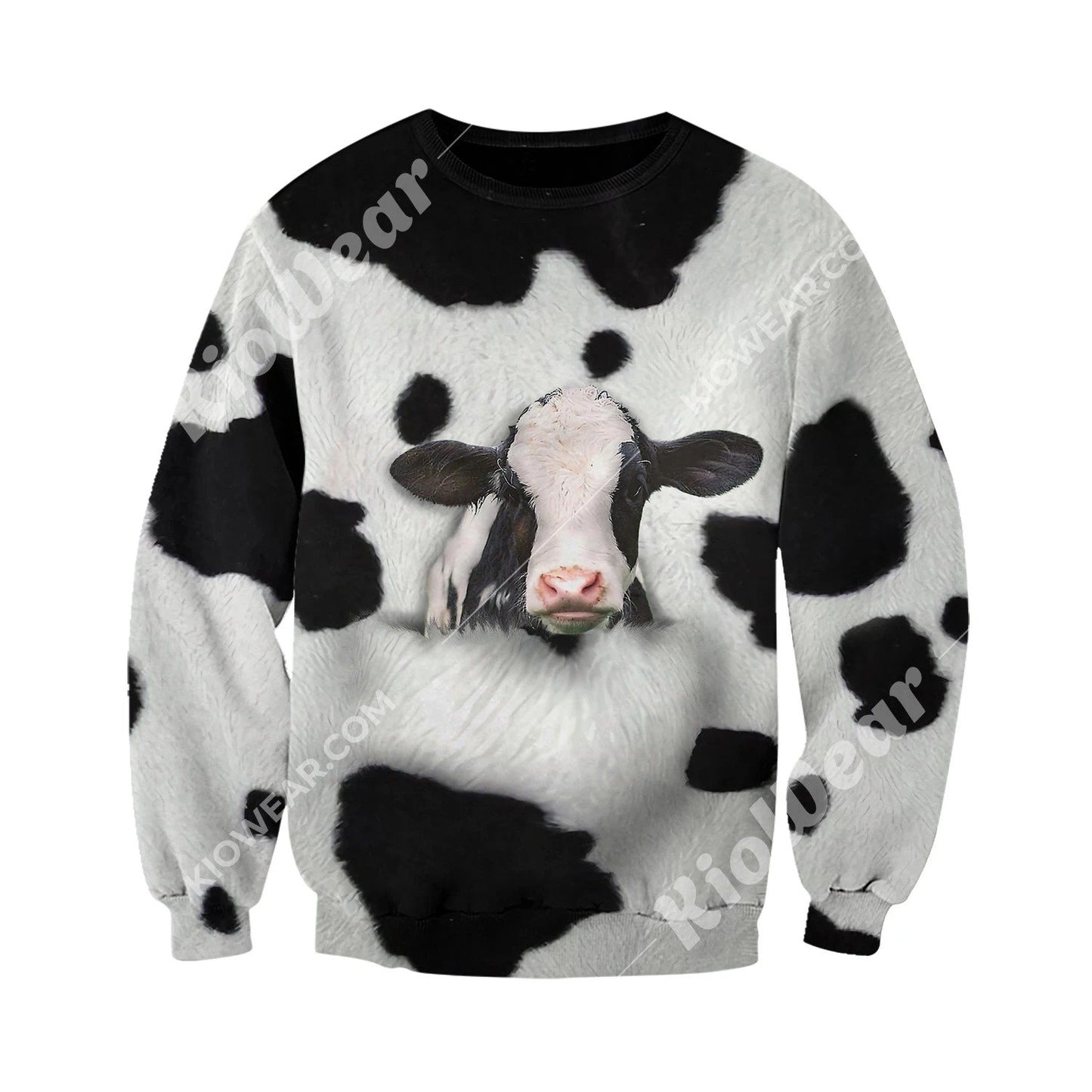 Lovely Dairy Cows Hoodie T-Shirt Sweatshirt for Men and Women NM121116-Apparel-NM-Sweater-S-Vibe Cosy™