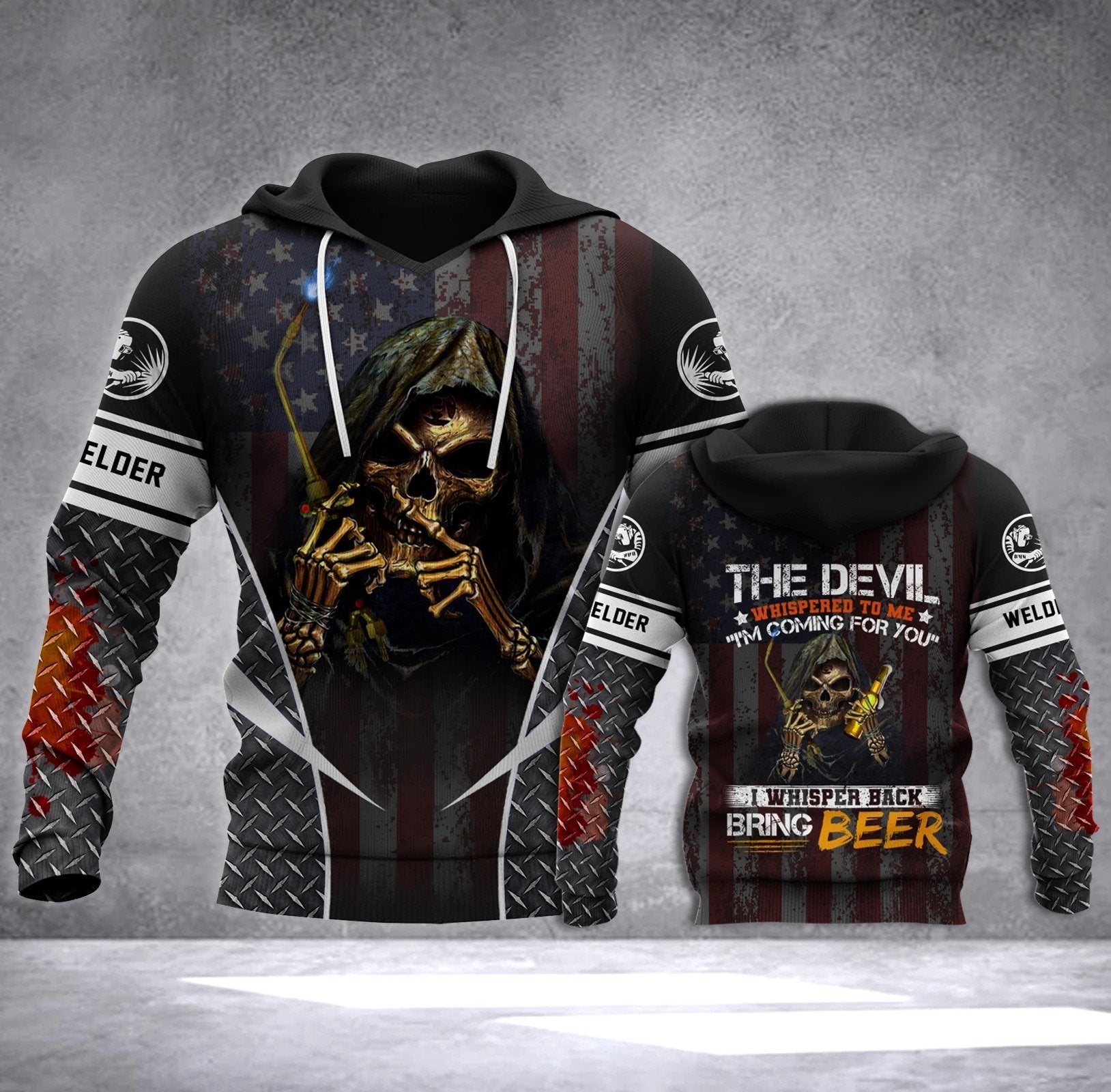 Welder Hoodie T Shirt Sweatshirt For Men and Women NM210304-Apparel-NM-Hoodie-S-Vibe Cosy™