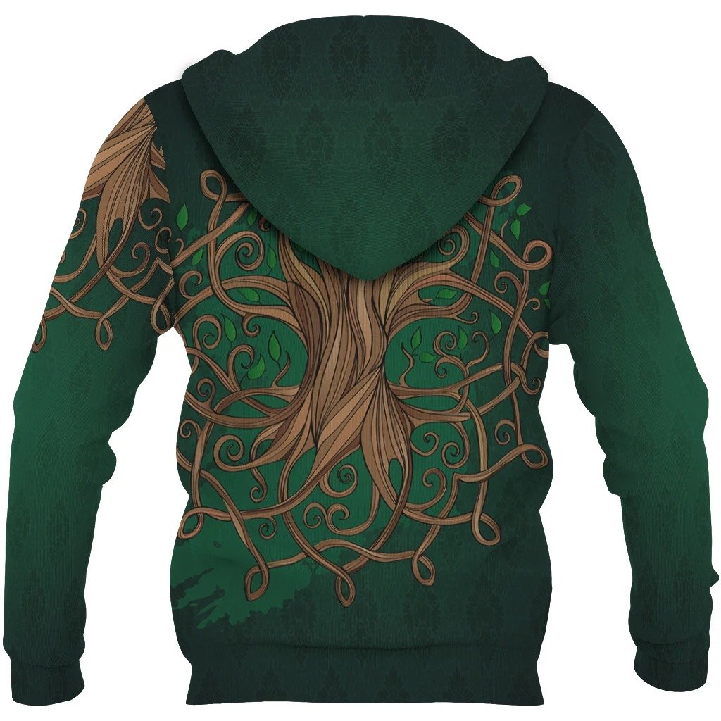 Irish Saint Patrick's Day Shamrock Celtic Cross Hoodie T-Shirt Sweatshirt Pi020308-Apparel-NM-Hoodie-S-Vibe Cosy™