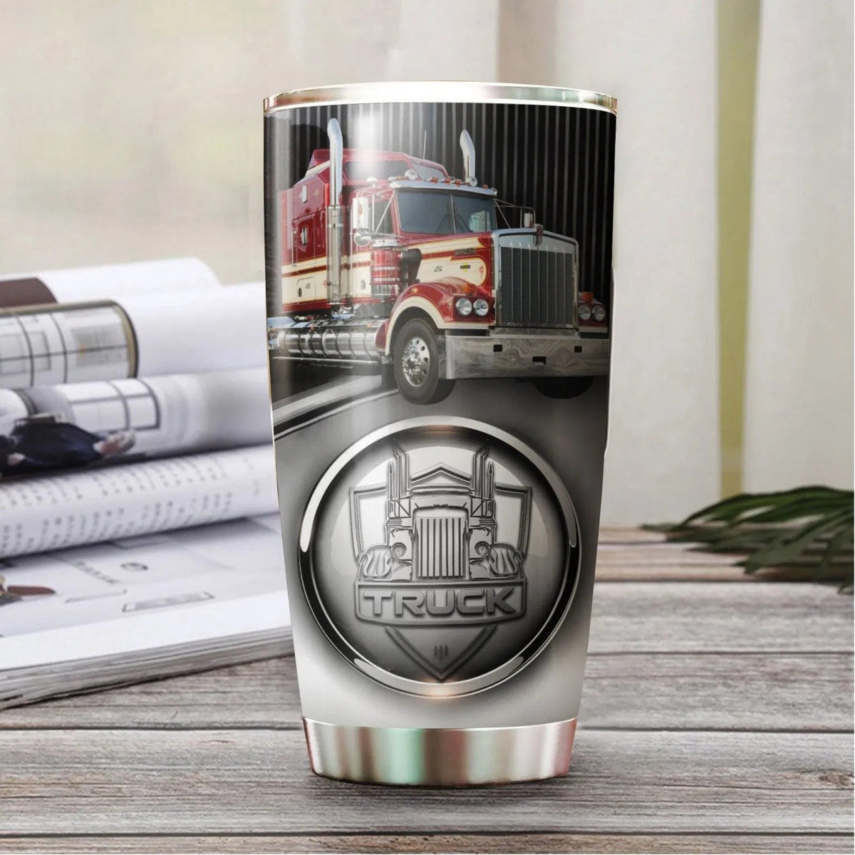 Truck Driver Stainless Steel Tumbler 20 Oz NMT0203108-Tumbler-NM-Vibe Cosy™