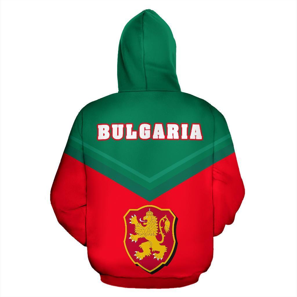 Bulgaria Sport Flag Hoodie - Arrow Style 02-Apparel-NNK-Hoodie-S-Vibe Cosy™