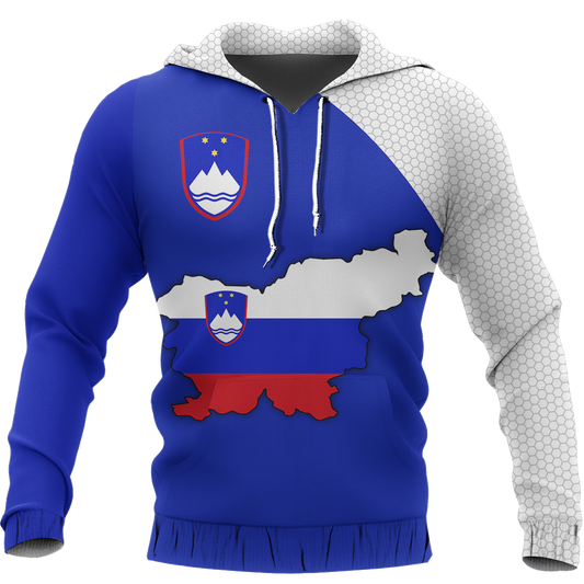 Slovenia Map Special Hoodie-Apparel-NNK-Hoodie-S-Vibe Cosy™