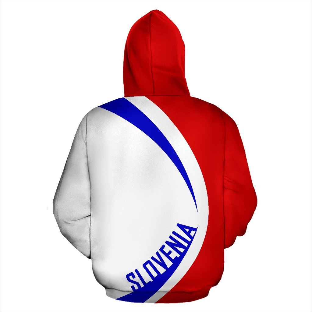 Slovenia Flag Hoodie - Circle Style-Apparel-NNK-Hoodie-S-Vibe Cosy™