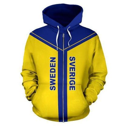 Sweden Rising Pullover Hoodie ZIPNNK 020-Apparel-NNK-Zipped Hoodie-S-Vibe Cosy™