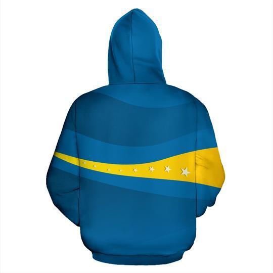 Sverige Wavy Line x Coat of Arms Sweden Hoodie NNK 023-Apparel-NNK-Hoodie-S-Vibe Cosy™