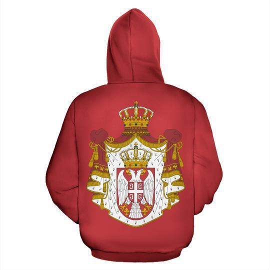 Serbia is in My DNA Hoodie ZIPNNK 027-Apparel-NNK-Zipped Hoodie-S-Vibe Cosy™