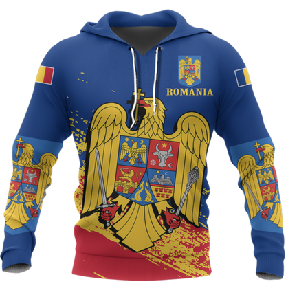 Romania Special Hoodie Blue NNK-042-Apparel-NNK-Hoodie-S-Vibe Cosy™