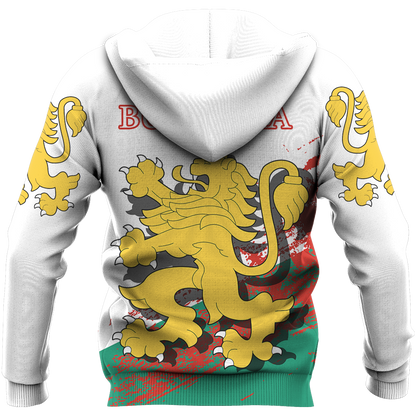 Bulgaria Lion Special Hoodie-Apparel-NNK-Hoodie-S-Vibe Cosy™